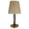 Lampe de Bureau Tripode Hollywood Regency Bauhaus en Laiton, Autriche, 1960s 1