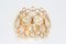 Apliques de latón dorado y cristal atribuidos a Palwa, Alemania, años 60. Juego de 2, Imagen 5