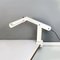 Italian Modern Adjustable White Metal Table Lamp with Clamp, 1980s 2