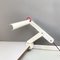 Italian Modern Adjustable White Metal Table Lamp with Clamp, 1980s 7