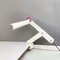 Lampe de Bureau Ajustable Moderne en Métal Blanc avec Pince, Italie, 1980s 7