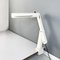 Italian Modern Adjustable White Metal Table Lamp with Clamp, 1980s, Image 4