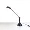 Italian Modern Adjustable Black and Silver Metal Table Lamp, 1980s, Image 3