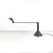 Italian Modern Adjustable Black and Silver Metal Table Lamp, 1980s 5