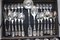 Silver Plated Cutlery and Serving Utensils for 12, 1970s, Set of 49 2