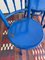 French Blue Bistro Chairs, Set of 4, Image 8
