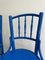 French Blue Bistro Chairs, Set of 4 5
