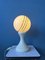 Space Age White Opaline Glass Table Lamp, 1970s, Image 2