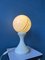 Space Age White Opaline Glass Table Lamp, 1970s, Image 6