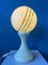 Space Age White Opaline Glass Table Lamp, 1970s, Image 5
