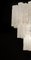 Großer dreistufiger Kronleuchter aus Muranoglas in Weißem Albaster, 1980er 2