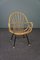 Dutch Rattan Armchair with Armrests, 1960s 1