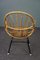 Dutch Rattan Armchair with Armrests, 1960s, Image 4