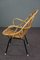 Dutch Rattan Armchair with Armrests, 1960s, Image 5