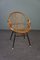 Dutch Rattan Armchair with Armrests, 1960s, Image 1