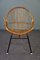 Dutch Rattan Armchair with Armrests, 1960s 2