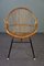 Dutch Rattan Armchair with Armrests, 1960s, Image 2