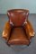 Brown Sheep Leather Armchair from Lounge Atelier 7