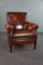 Brown Sheep Leather Armchair from Lounge Atelier, Image 1