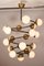 Spiralförmiger Kronleuchter mit 18 Leuchten von Stilnovo, 1980er 4