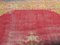 Antique Oushak Distressed Rug in Coral Red, 1900, Image 6
