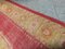 Antique Oushak Distressed Rug in Coral Red, 1900 3