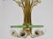 Large Chandelier with Bouquet of Flowers and Leaves by Pietro Chiesa for Fontana Arte, Italy, 1940s, Image 3