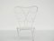Butterfly Garden Chairs in White Iron attributed to Gio Ponti, 1957, Set of 8 8