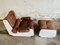 Lounge Chair with Ottoman and Coffee Table, 1970s, Set of 3, Image 5