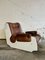 Lounge Chair with Ottoman and Coffee Table, 1970s, Set of 3 7