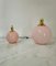 Vintage Glass Lamps in Murano Glass and Fabric from VeArt, 1980s, Set of 2 6