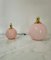 Vintage Glass Lamps in Murano Glass and Fabric from VeArt, 1980s, Set of 2, Image 6