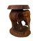 Elephant Table in Carved Wood, 1950s 5