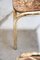Mesa de comedor y sillas dorados, años 70. Juego de 5, Imagen 16