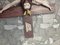 Art Deco Holz Kreuz des Herrn Jesus, 1920er 5