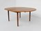 Round Extendable Teak Table by Arne Hovmand Olsen for Mogens Kold, Denmark, 1957 2