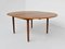 Round Extendable Teak Table by Arne Hovmand Olsen for Mogens Kold, Denmark, 1957 4
