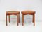 Round Teak Tray Tables attributed to Jens Harald Quistgaard, 1960s, Set of 2 1