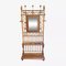 Bamboo Hallway Wall Coat Hanger with Shelf, Image 1