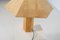 German Hexagonal Cork Lamp by Ingo Maurer for M Design, 1970s 4