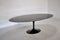 Grande Table de Salle à Manger Tulipe Ovale en Marbre Noir par Eero Saarinen pour Knoll Studio, 1990s 8