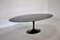 Large Oval Black Marble Tulip Dining Table by Eero Saarinen for Knoll Studio, 1990s, Image 8