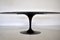 Grande Table de Salle à Manger Tulipe Ovale en Marbre Noir par Eero Saarinen pour Knoll Studio, 1990s 3