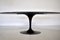Tavolo da pranzo ovale Tulip in marmo nero di Eero Saarinen per Knoll Studio, anni '90, Immagine 3