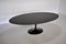 Large Oval Black Marble Tulip Dining Table by Eero Saarinen for Knoll Studio, 1990s 9