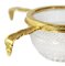 Italian Caviar Serving Bowl Set in Cut Crystal and Gilt Metal, 1970s, Image 4