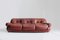 Italian Leather Sofa by Sapporo for Mobil Girgi, 1970s 1