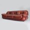Italian Leather Sofa by Sapporo for Mobil Girgi, 1970s 3