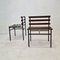 Chairs or Benches in Teak, Italy, 1960s, Set of 2, Image 2