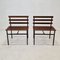 Set of Chairs or Benches in Teak, Italy, 1960s 3